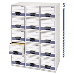 Stor/Drawer Steel Plus
Storage Box, Letter,
White/Blue, 6/Carton -
FILE,DWR,12.2X10X24,CT6