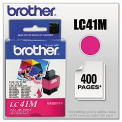 LC41M Ink, 400 Page-Yield, Magenta - INKCART,F/