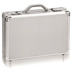 Aluminum Attach? Case, 17-1/2 x 5 x 12-1/2, Silver -