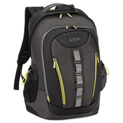 Storm Backpack for Laptops,
Fits up to 16&quot;, Polyester
Fabric, Black/Gray -
BRIEFCASE,BACKPACK,BK