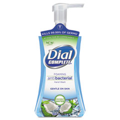Antimicrobial Foaming Hand
Soap, Coconut Waters, 7.5 oz
Pump Bottle - DIAL COMPLETE
ANTIBAC FOAM SOAP PUMP 7.5OZ 8