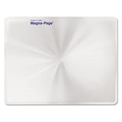2X Magna-Page Full-Page
Magnifier w/Molded Fresnel
Lens, 8-1/4&quot; x 10-3/4&quot; -
MAGNIFIER,FULL PGE,2X,CLR