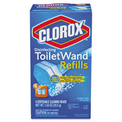 Disinfecting ToiletWand
Refill Heads, Blue/White -
CLOROX TOILET WAND HEAREFILLS
8/6CT