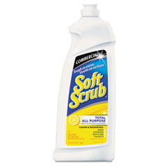 Commercial Lemon Cleanser,
Lemon Scent, 36 oz. Bottle -
SOFT SCRUB CLNR 36OZ LEMON
6/CS