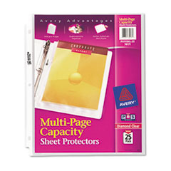 Multi-Page Top-Load Sheet
Protectors, Heavy Gauge,
Letter, Clear, 25/Pack -
PROTECTOR,SHT,X-LRG,25/PK