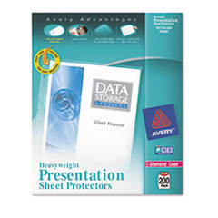 Top-Load Poly Sheet
Protectors, Heavy, Letter,
Diamond Clear, 200/Box -
PROTECTOR,SHT,HVYWGT,CLR