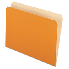 Two-Tone File Folders,
Straight Top Tab, Letter,
Orange/Light Orange, 100/Box
- FOLDER,FIL,STR CUT,LTR,OE
