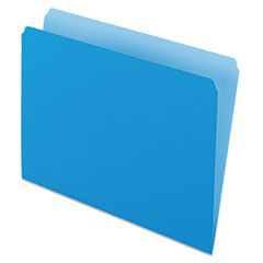 Two-Tone File Folders,
Straight Cut, Top Tab,
Letter, Blue/Light Blue,
100/Box - FOLDER,FIL,STR
CUT,LTR,BE