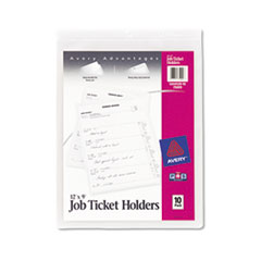Job Ticket Holders, Heavy
Gauge Vinyl, 9 x 12, 10/Pack
- HOLDER,JOB,12X9,10/PK