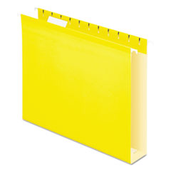 Reinforced 2&quot; Extra Capacity
Hanging Folders, Letter,
Yellow - REINFORCED HANGING
FOLDER 2IN XTR CAP LTTR YEL 2