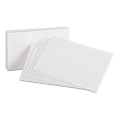Unruled Index Cards, 4 x 6, White, 100/Pack -