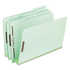 Pressboard Folders with Two 3&quot; Capacity Fasteners, Legal,