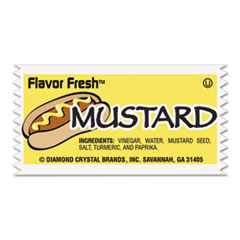 Flavor Fresh Mustard Packets, .317oz - PCH PK MUSTARD 4.5G