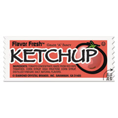 FLAVOR FRESH Ketchup Packets,
.317oz Packet - KETCHUP POUCH
9GM POLY(200)
