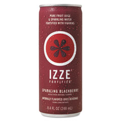 Fortified Sparkling Juice,
Blackberry, 8.4 oz Can -
BEVERAGE,IZZE,BLACKBERRY, 
24/CS