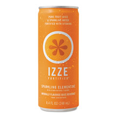 Fortified Sparkling Juice,
Clementine, 8.4 oz Can -
BEVERAGE,IZZE,CLEMENTINE, 
24/CS