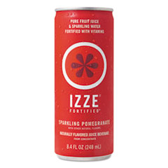 Fortified Sparkling Juice,
Pomegranate, 8.4 oz Can -
BEVERAGE,IZZE,POMEGRANATE, 
24/CS
