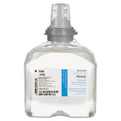 Medicated Foam Handwash
w/Advanced Moisturizers and
Triclosan, Unscented, 1200ml
- PROVON MEDICATED FOAMTFX
HAND W/MOIST 2/CS