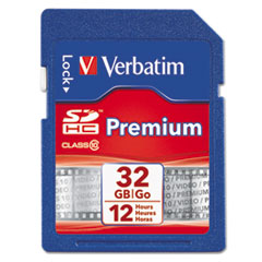 Premium SDHC Memory Card, Class 6, 32GB - MEMORY,SDHC