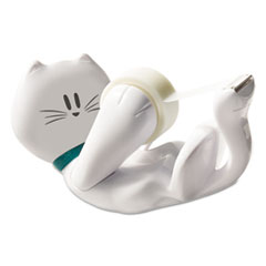Kitty Tape Dispenser, 1&quot; Core
for 1/2&quot; and 3/4&quot; Tapes -
DISPENSER,TAPE,KITTY,WH