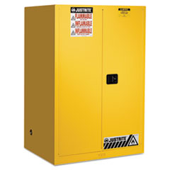 Sure-Grip EX Standard Safety
Cabinet, 43w x 34d x 65h,
Yellow - 90 GAL CAB SC W/PDL
HNDL