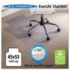 45 x 53 Lip Chair Mat, Task
Series AnchorBar for Carpet
up to 1/4&quot; -
CHAIRMAT,45X53,LIP,VALU