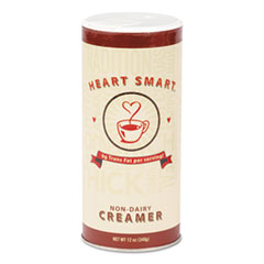Heart Smart Creamer, 12 oz
Canister - HEART SMART
NON-DAIRY CRMR 12OZ 24/CS