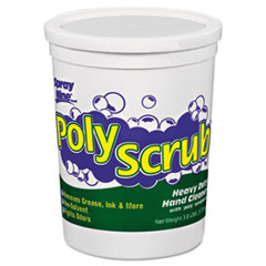 POLY SCRUB Heavy-Duty Hand
Cleaner, 3.8 lb Tub,
Lemon-Lime Scent - C-POLY
SCRUB 4# TUB 64#6/CS