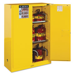 Sure-Grip EX Standard Safety
Cabinet, 43w x 18d x 65h,
Yellow - 45 GAL SC CAB W/PDL
HNDL