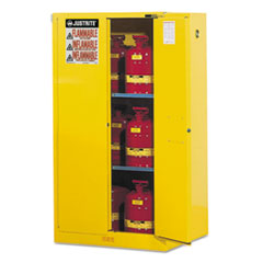 Sure-Grip EX Standard Safety
Cabinet, 34w x 34d x 65h,
Yellow - 60 GAL CAB SC W/PDL
HNDL