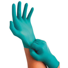 Touch N Tuff Nitrile Gloves, XL, 9-1/2&quot;L, 5 mil, Teal -