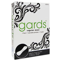 #4 Gards Maxi Pads, Folded Pad, Individually Boxed -