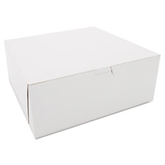 Bakery Boxes, White, Kraft,
10W x 10D x 4H - C-BOX BAKERY
10X10X4 WHITE(100)