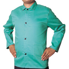 Cotton Sateen Jacket, Green,
Large - ANCHOR CA 1200 SATEEN
JACKET LG