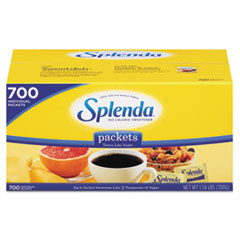 No Calorie Sweetener Packets,
700/Box -
BEVERAGE,SPLENDA,700BX