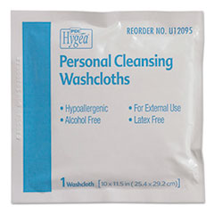 Hygea Adult Wash Cloths, 10 x 11.5, 1-Ply, White - HYGEA