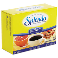 No Calorie Sweetener Packets,
0.035 oz Packets - C-SPLENDA
NO CAL SWTNR PKT YEL 12/100