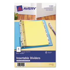 WorkSaver Insertable Tab
Index Dividers, 5-Tab, 8-1/2
x 5-1/2, Clear, Five -
INDEX,BND,8.5X5.5,5CLR/ST