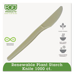 Plant Starch Knife, Cream - C-PSC CORN KNIVES 20/50CASE