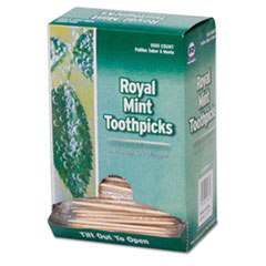 Mint Cello-Wrapped Wood
Toothpicks, 2 3/4&quot;, Natural -
C-TOOTHPICKS INDV WRAP MINT
15/1M