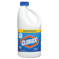 Concentrated Regular Bleach, 64oz Bottle - CLOROX LIQ BLCH