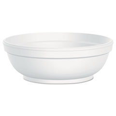 Insulated Foam Bowls, 6 oz, White, 50/Pack - FOAM BWL 6OZ