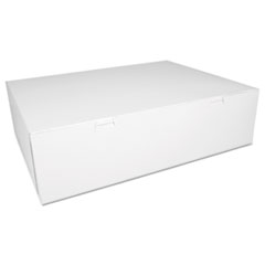 Tuck-Top Bakery Boxes, White,
Paperboard, 18 1/2 x 12 x 5
1/2 Sheet Cake Size - C-Lock
Corner Bakery Bx 181/2x14
1/2x5 50/CASE