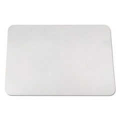 KrystalView Desk Pad with Microban, 36 x 20, Clear -