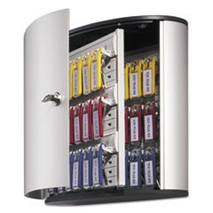 Locking Key Cabinet, 36-Key,
Brushed Aluminum, Silver, 11
3/4 x 4 5/8 x 11 -
CABINET,KEY BOX 36,AL