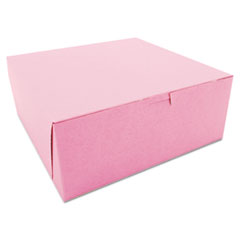 Non-Window Bakery Boxes, 10 x
10 x 4, Pink - BOX BAKERY
10X10X4 PINK(100)