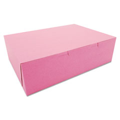 Non-Window Bakery Boxes, 14 x
10 x 4, Pink - BOX BAKERY
14X10X4 PINK(100)