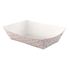 Paper Food Baskets, 2.5lb
Capacity, Red/White - C-250
2.5# RED WEAVE FOOTRAY (500)