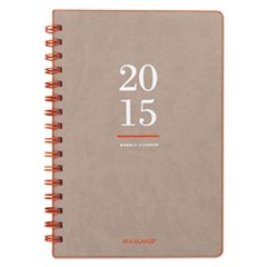 Collections Weekly/Monthly
Planner, 5 1/2 x 8 1/2,
Natural Tan, 2015-2016 -
PLANNER,WB WK/MONTH,NTTN