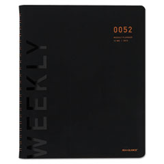 Collections Weekly/Monthly
Planner, 8 1/2 x 11,
Black/Copper, 2015-2016 -
PLANNER,WB,WK/MONTH,BK